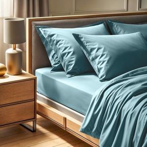 Cearceaf de pat cu elastic Ranforce King (FR) (IT) (ES) (DE), L'essentiel Maison, Tonne Mavie, Verde menta imagine