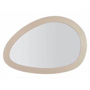 Oglinda de perete, Mauro Ferretti, Saturn, 71x1.5x48 cm, fier/MDF, gri dove imagine