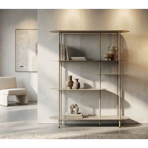 Biblioteca, Mauro Ferretti, Saturn, 118x31x139 cm, metal, gri dove imagine