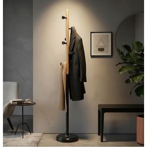 Cuier, Mauro Ferretti, Hang Rock, 30x176 cm, metal/lemn de stejar, negru/maro imagine