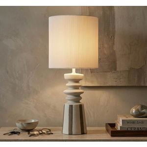 Lampa de masa, Mauro Ferretti, Tribal, 1 x E27, 40W, 26.5x67 cm, ceramica, multicolor imagine