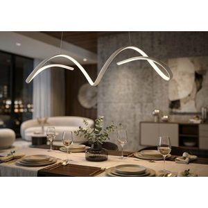 Candelabru, Mauro Ferretti, Uter, banda LED integrata, 65W, 3000K / 4000K / 6000K, 80x20x120 cm, aluminiu/fier, alb imagine