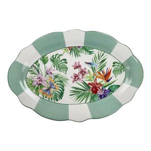 Platou pentru servire, Oasi, Brandani, 35.5x24.5 cm, portelan New Bone China imagine