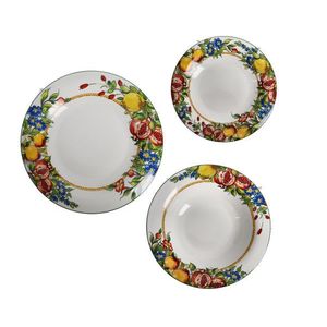 Serviciu de masa 18 piese, Prospero, Brandani, portelan New Bone China imagine
