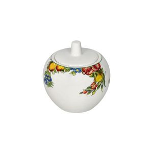 Zaharnita cu capac, Prospero, Brandani, 10x10 cm, portelan New Bone China imagine