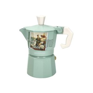 Cafetiera, Dolce Vita Tiffany, Brandani, capacitate 1 ceasca, 6x12x13 cm, aluminiu imagine
