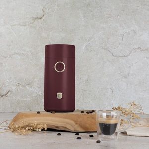 Rasnita electrica de cafea Berlinger Haus, Leonardo, 150W, inox, visiniu mat imagine