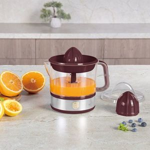 Storcator electric de citrice Berlinger Haus, Leonardo, 40W, 700 ml, plastic/inox, visiniu mat imagine
