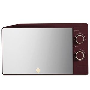 Cuptor cu microunde Berlinger Haus, Leonardo, 1100W, 20L, 44.5x24.2x32.5 cm, visiniu mat/argintiu imagine