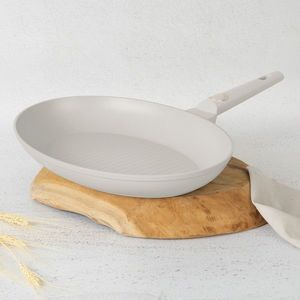 Tigaie pentru peste Berlinger Haus, Sahara, 35 cm, aluminiu forjat, crem mat imagine