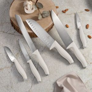 Set 6 cutite Berlinger Haus, Sahara, inox, crem mat imagine
