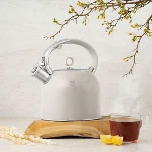 Ceainic Berlinger Haus, Sahara, 3 L, inox 18/10, crem mat/argintiu imagine
