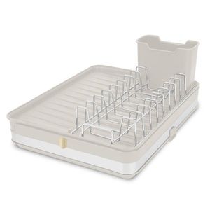 Scurgator de vase reglabil Berlinger Haus, Sahara, 36.6x29.8x13 cm, inox/plastic, crem mat imagine