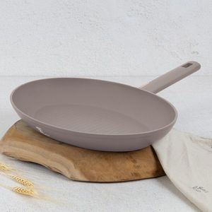 Tigaie pentru peste Berlinger Haus, Taupe, 35 cm, aluminiu forjat, taupe mat imagine