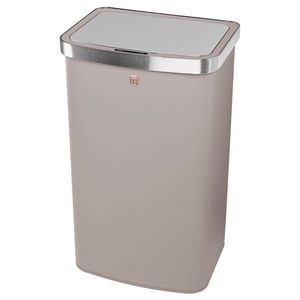 Cos de gunoi cu senzor Berlinger Haus, Taupe, 38.5x28.5x65 cm, 60 L, otel, taupe mat imagine