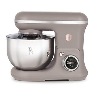 Robot de bucatarie Berlinger Haus, Taupe, 1500W, inox/plastic, taupe mat/argintiu imagine