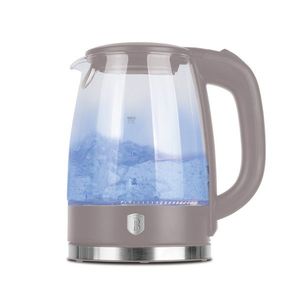 Ceainic electric Berlinger Haus, Taupe, 1.7 L, sticla borosilicata, taupe mat/transparent imagine