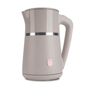Ceainic electric cu pereti dubli Berlinger Haus, Taupe, 21.6x15.5x26.2 cm / 1.7 L, plastic/inox, taupe mat imagine