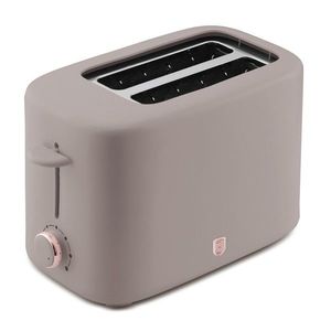 Prajitor de paine cu capac Berlinger Haus, Taupe, 750W, inox, taupe mat imagine
