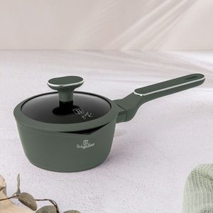 Cratita cu capac Berlinger Haus, Matte Green, 16 cm, 1.2 L, aluminiu forjat, verde mat imagine