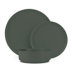 Serviciu de masa 18 piese Berlinger Haus, Matte Green, portelan, verde mat imagine