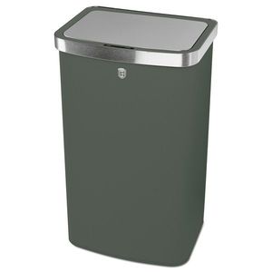 Cos de gunoi cu senzor Berlinger Haus, Matte Green, 38.5x28.5x65 cm, 60 L, otel, verde mat imagine