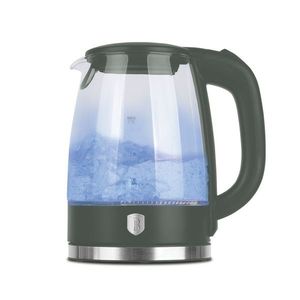 Ceainic electric Berlinger Haus, Matte Green, 1.7 L, sticla borosilicata, verde mat/transparent imagine