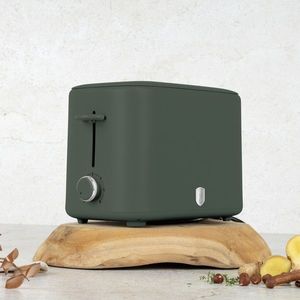 Prajitor de paine cu capac Berlinger Haus, Matte Green, 750W, inox, verde mat imagine