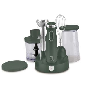 Set blender 6 in 1 Berlinger Haus, Matte Green, 800W, inox/plastic, verde mat imagine