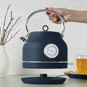 Ceainic electric cu termometru Berlinger Haus, Deep Sea, 1.7 L, inox 18/10, albastru mat/argintiu imagine
