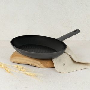 Tigaie pentru peste Berlinger Haus, Anthracite, 35 cm, aluminiu forjat, antracit mat imagine