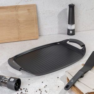 Tava grill Berlinger Haus, Anthracite, 47x29 cm, aluminiu forjat, antracit mat imagine