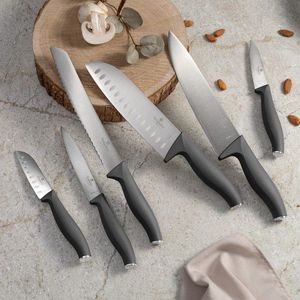 Set 6 cutite Berlinger Haus, Anthracite, inox, antracit mat imagine
