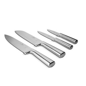 Set 4 cutite Berlinger Haus, Matte Black, inox, argintiu imagine