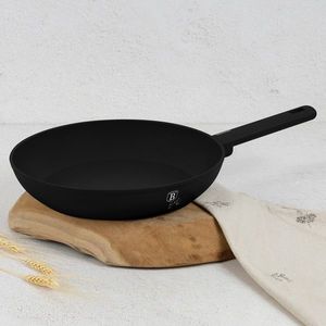 Tigaie Berlinger Haus, Matte Black, 28 cm, 2.4 L, aluminiu forjat, negru imagine