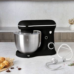 Robot de bucatarie Berlinger Haus, Matte Black, 1500W, inox/plastic, negru/argintiu imagine