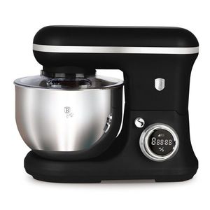 Robot de bucatarie digital Berlinger Haus, Matte Black, 1500W, inox/plastic, negru/argintiu imagine