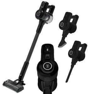 Aspirator vertical Berlinger Haus, Matte Black, 165W, 700 ml, 25x21x107 cm, negru imagine