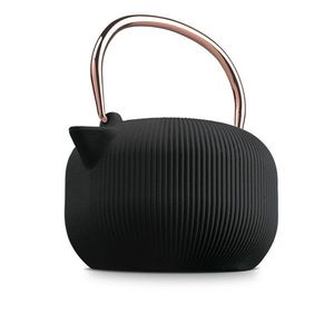 Ceainic Berlinger Haus, Black Rose, 1 L, fonta, negru/roz imagine