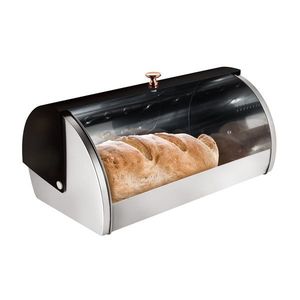 Cutie pentru paine Berlinger Haus, Black Rose, 38.5x28x18.5 cm, inox, negru/argintiu imagine