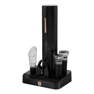 Deschizator de sticle de vin 6 in 1 Berlinger Haus, Black Rose, negru imagine