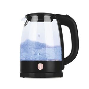 Ceainic electric Berlinger Haus, Black Rose, 1.7 L, sticla borosilicata, negru/transparent imagine