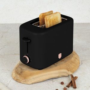 Prajitor de paine cu capac Berlinger Haus, Black Rose, 750W, inox, negru imagine