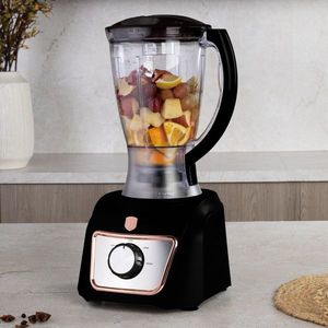 Set blender 8 in 1 Berlinger Haus, Black Rose, 500W, inox/plastic, negru/transparent imagine