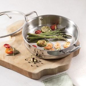 Oala cu capac Berlinger Haus, Copper Touch, 28 cm, inox, argintiu imagine