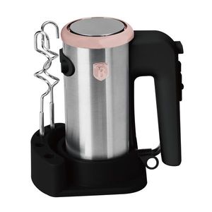 Mixer de mana cu suport Berlinger Haus, Black Rose, 300W, plastic/inox, negru/argintiu imagine