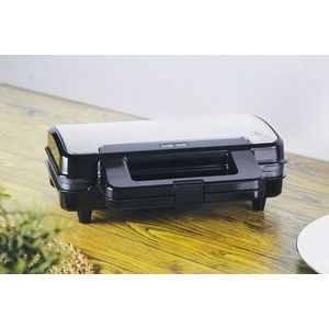 Sandwich maker Berlinger Haus, Eternal, 28.5x15.2 cm, titan, argintiu/negru imagine