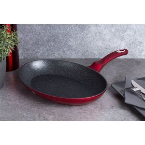 Tigaie pentru peste Berlinger Haus, Burgundy, 35 cm, aluminiu forjat, rosu imagine