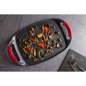 Tava grill Berlinger Haus, Burgundy, 47x29 cm, aluminiu forjat, rosu imagine
