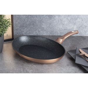 Tigaie pentru peste Berlinger Haus, Rose Gold, 35 cm, aluminiu forjat, roz imagine